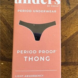 New Unders by Proof Period Underwear Thong XL black